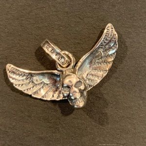 Chrome hearts winged skull pendant